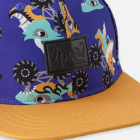 Cap Blue Truck Print