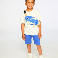 Fish Fanny Pack Royal Blue