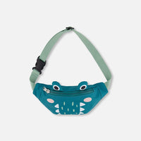 Crocodile Fanny Pack Turquoise