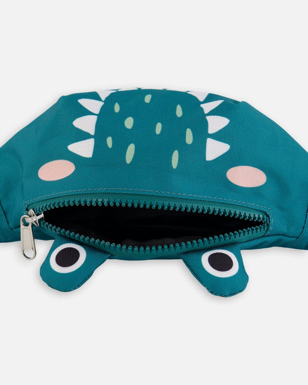 Crocodile Fanny Pack Turquoise