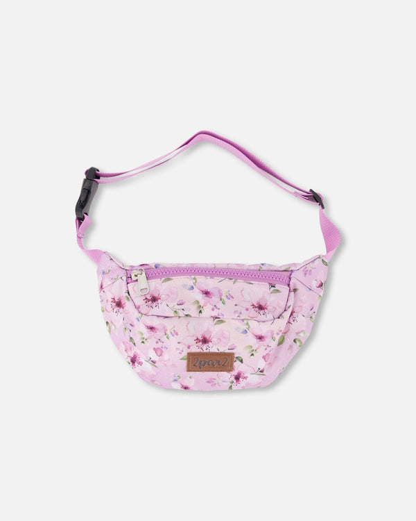 Fanny Pack Purple Flower Print