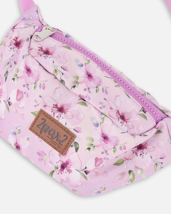 Fanny Pack Purple Flower Print
