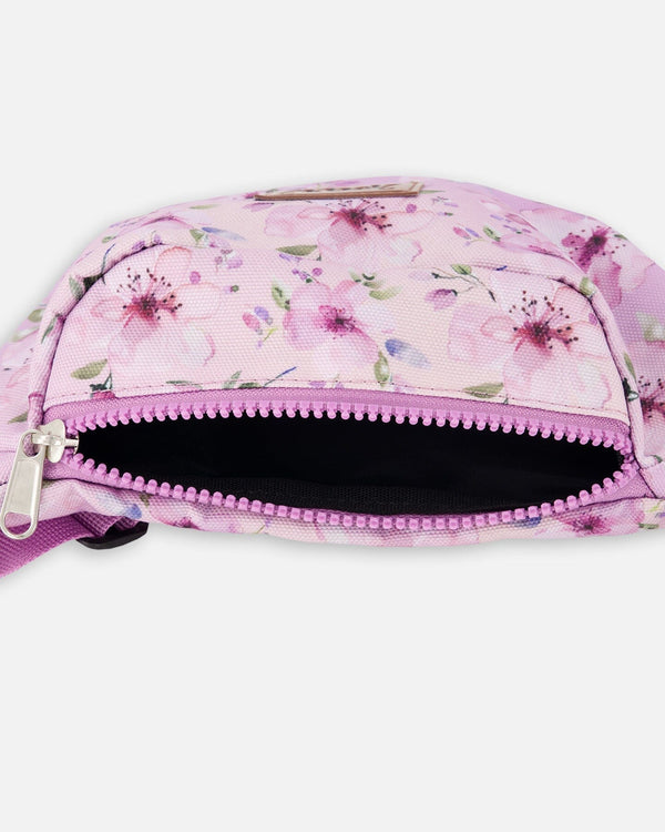 Fanny Pack Purple Flower Print
