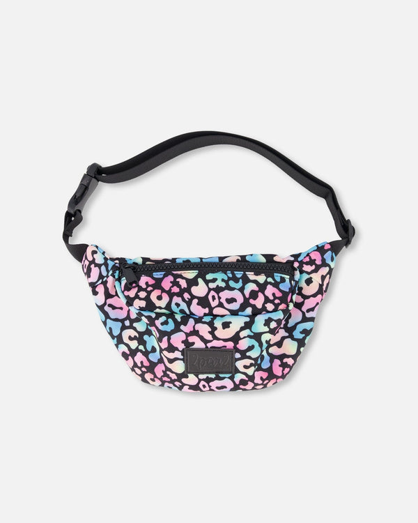 Fanny Pack Black Animal Print