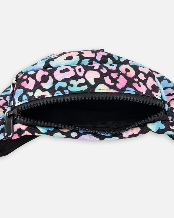 Fanny Pack Black Animal Print