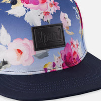 Cap Blue Rose Print