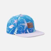 Cap Blue Shell Print