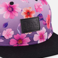 Cap Mauve Floral Gradient