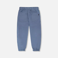 Parachute Jogger With Patch Pockets Blue Grey