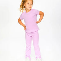 Crinkle Jersey Leggings Lilac