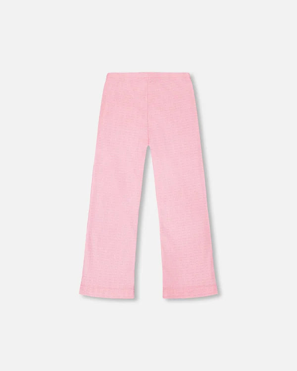Crinkle Jersey Leggings Pink