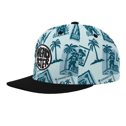 Ahoy, Matey! Snapback - Dusty Aqua