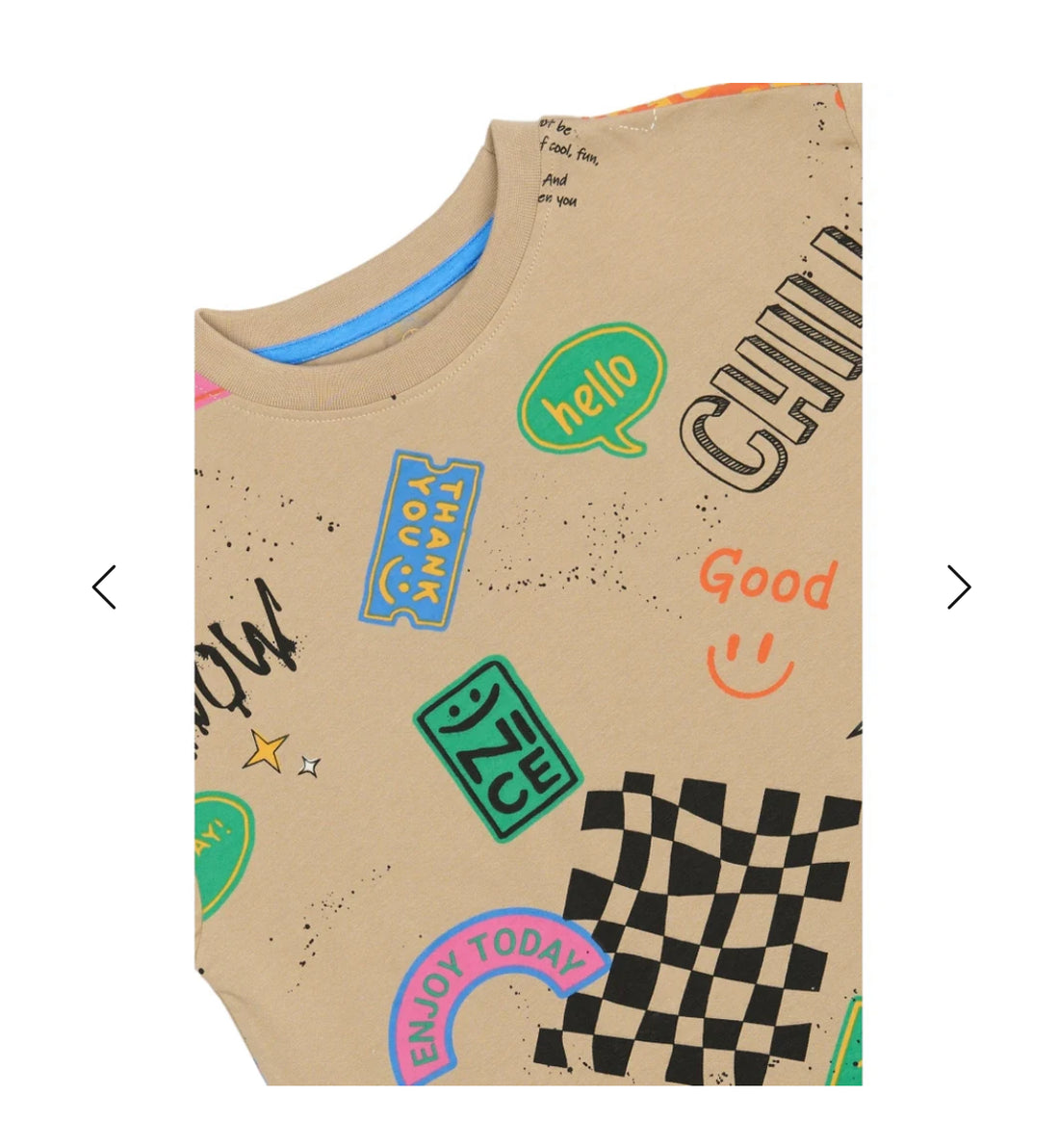 TNPete Oversized T-shirt - Humus AOP