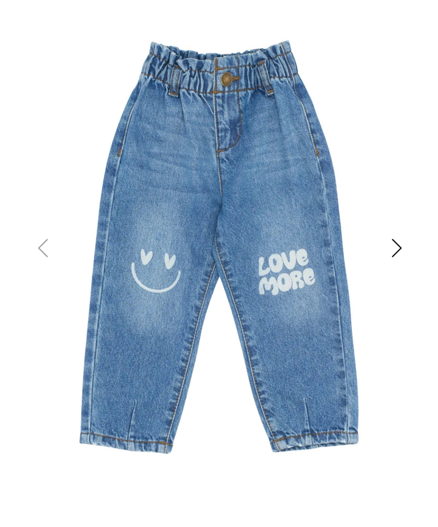 TNSTPida Carrot Jeans - Medium Blue Denim