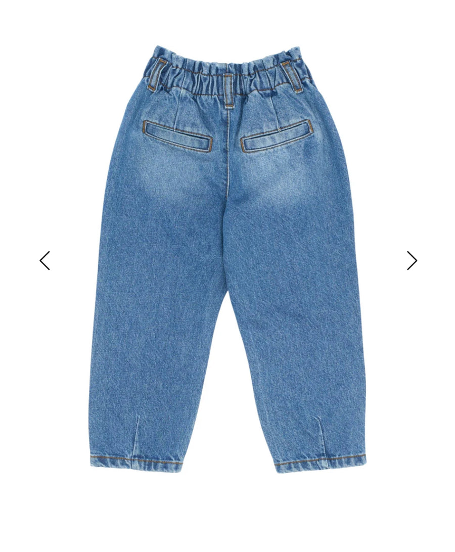 TNSTPida Carrot Jeans - Medium Blue Denim