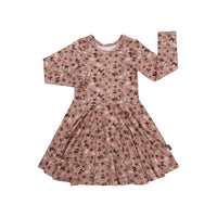 Long Sleeves Twirl Dress - Velvet Garden