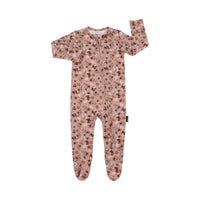Footed Zipper Sleeper - Velvet Garden