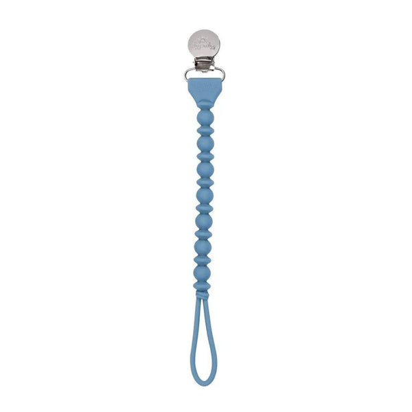 Sweetie Strap Beaded Pacifier Clip - Blue