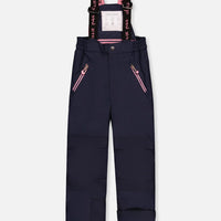 Two Piece Play Snowsuit Blue Floral Print