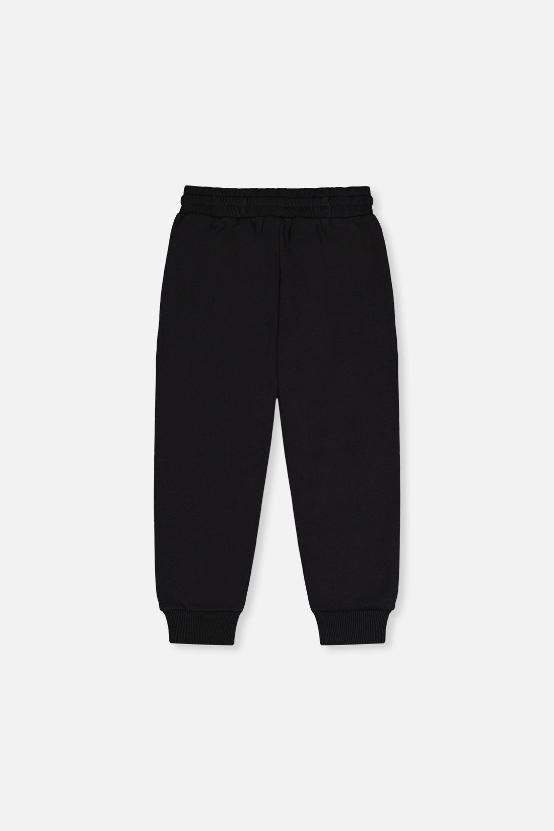 Fleece Sweatpants With Zippered Pockets Black