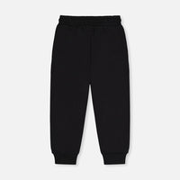 Fleece Sweatpants With Zippered Pockets Black