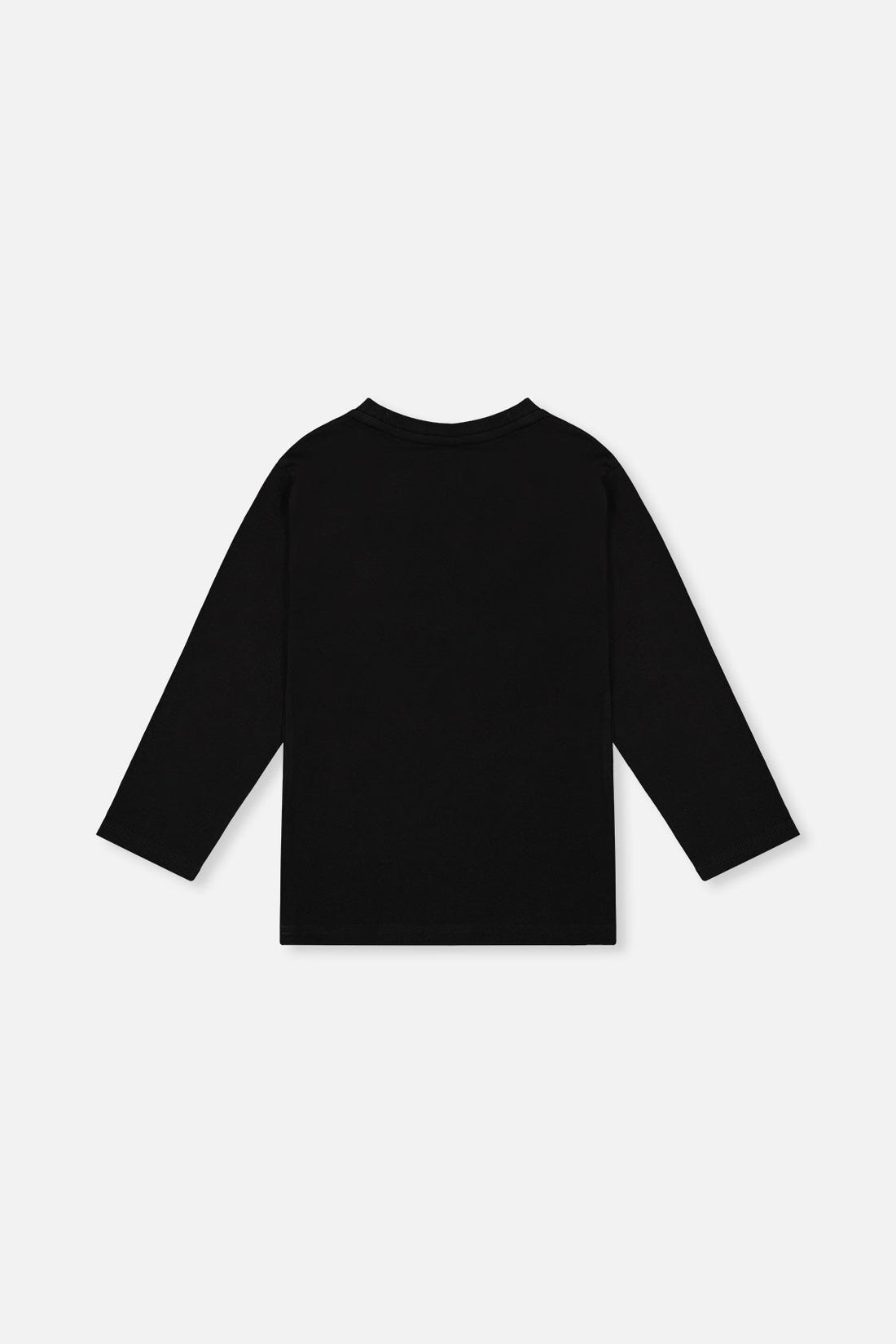Long Sleeve Organic Cotton T-Shirt Black And Red