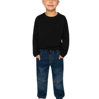 Organic Cotton Long Sleeve T-Shirt Black