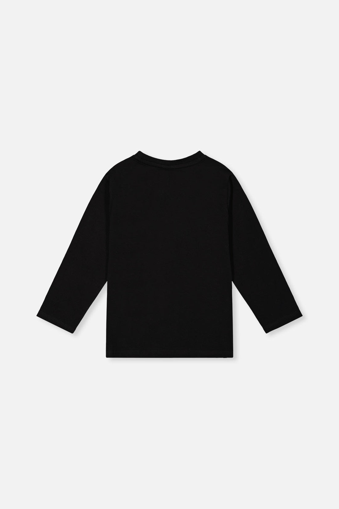 Organic Cotton Long Sleeve T-Shirt Black