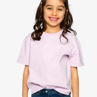 Heavy Jersey Wide Short Sleeve T-Shirt Mauve