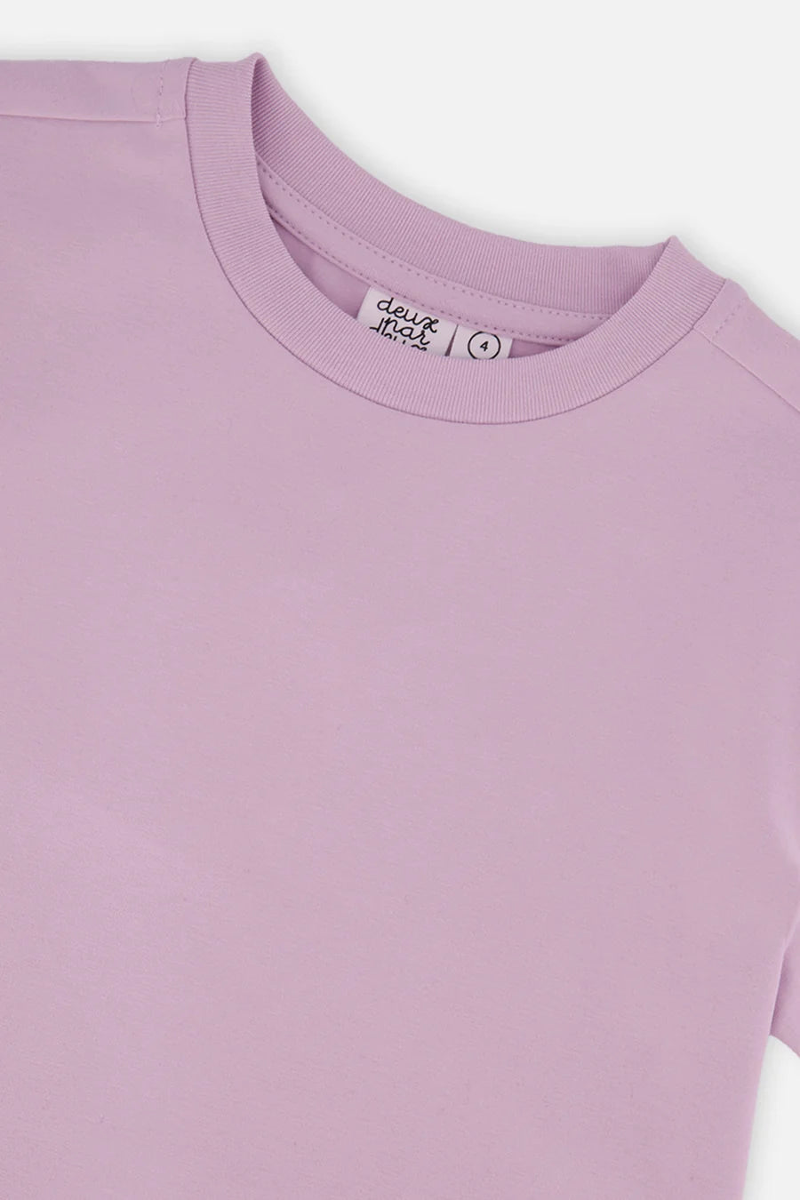 Heavy Jersey Wide Short Sleeve T-Shirt Mauve