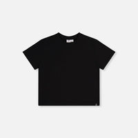 Heavy Jersey Wide Short Sleeve T-Shirt Black