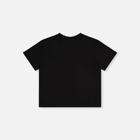 Heavy Jersey Wide Short Sleeve T-Shirt Black
