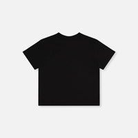 Heavy Jersey Wide Short Sleeve T-Shirt Black
