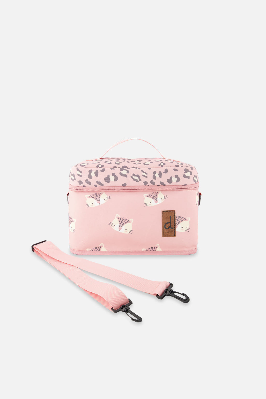Lunch Box Pink Leopard Print