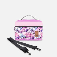 Lunch Box Black Floral Print
