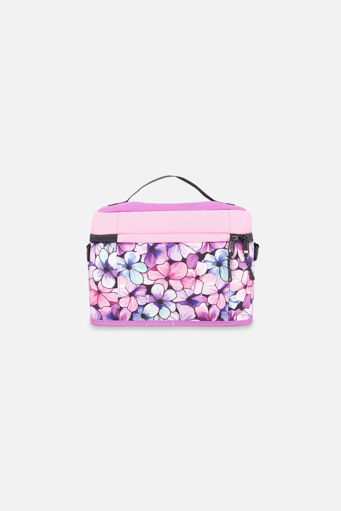 Lunch Box Black Floral Print