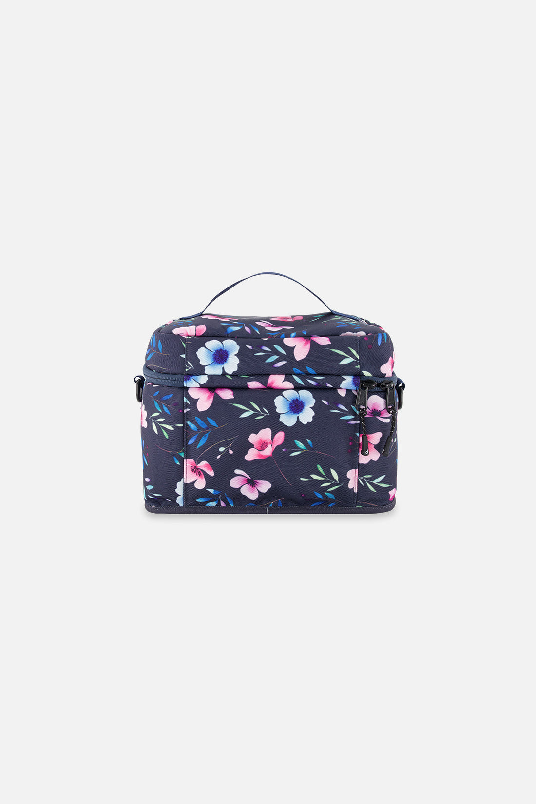 Lunch Box Blue Floral Print