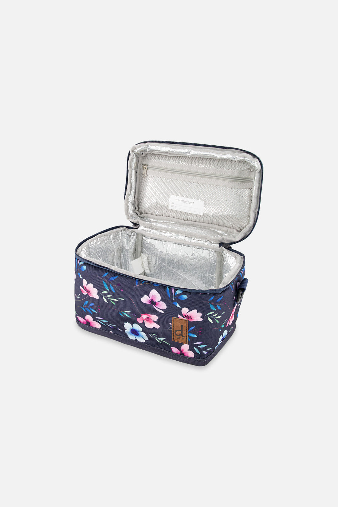 Lunch Box Blue Floral Print
