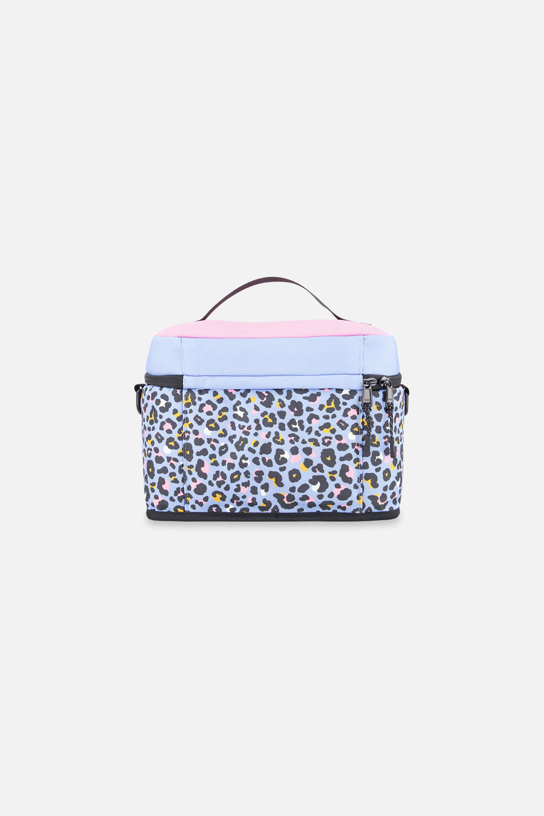 Lunch Box Blue Leopard Print