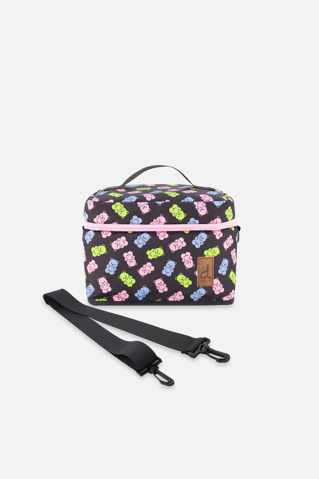 Lunch Box Black Printed Gummy Bears