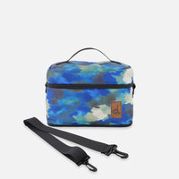 Lunch Box Blue And Grey Camouflage