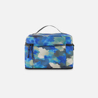 Lunch Box Blue And Grey Camouflage