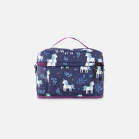 Lunch Box Blue And Purple Unicorn Print