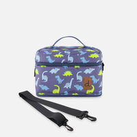 Lunch Box Blue Printed Dinos