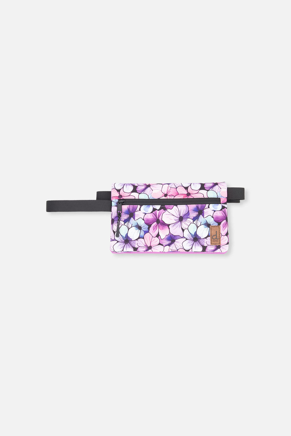 Pencil Case Black Floral Print