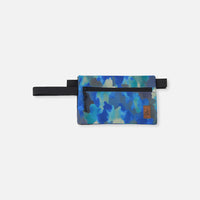 Pencil Case Blue And Grey Camouflage