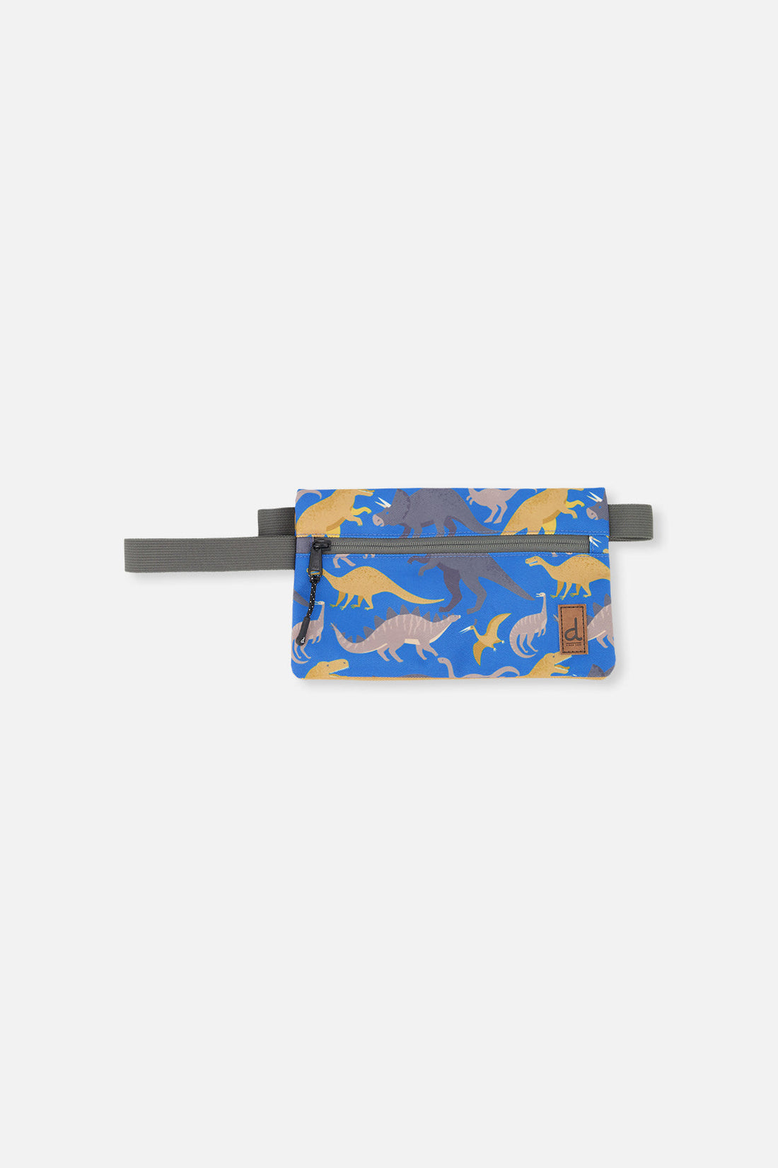 Pencil Case Blue Dinosaur Print