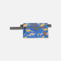 Pencil Case Blue Dinosaur Print