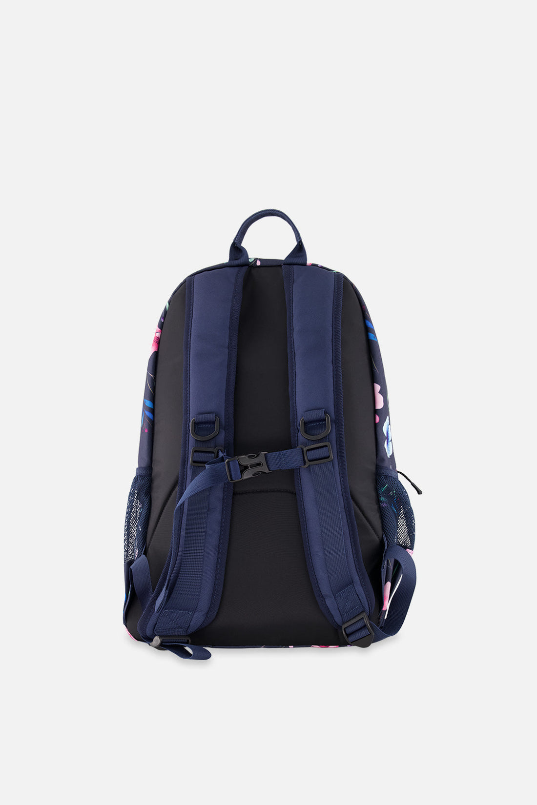 Kids Backpack Blue Floral Print