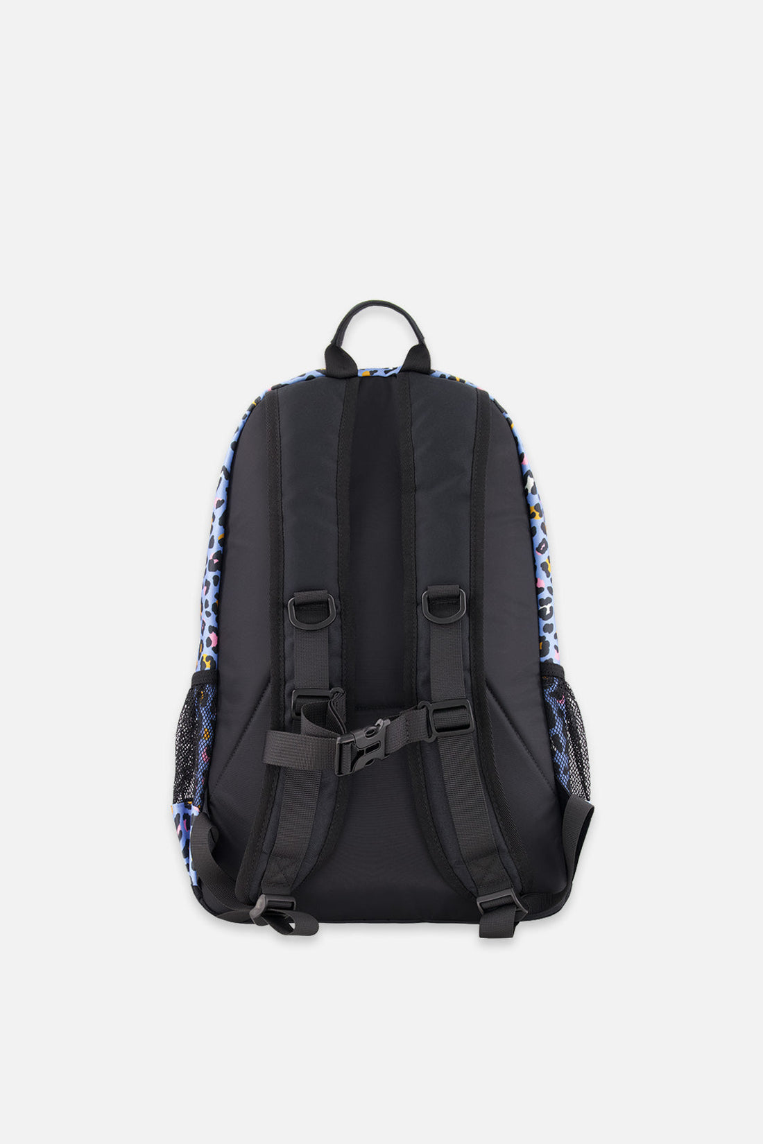 Kids Backpack Blue Leopard Print